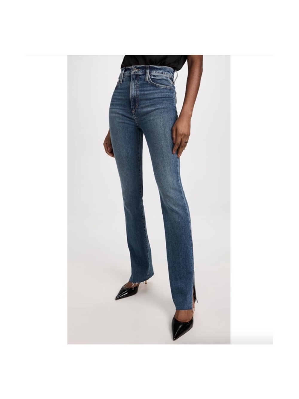 Favorite Daughter Valentina Shortie Jean Medium Indigo Blue Women’s 27 Petite